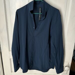 Lululemon men’s dress button down.